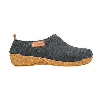 Birkenstock Wonderwool Træsko Herre Sølv | DK 193WNB